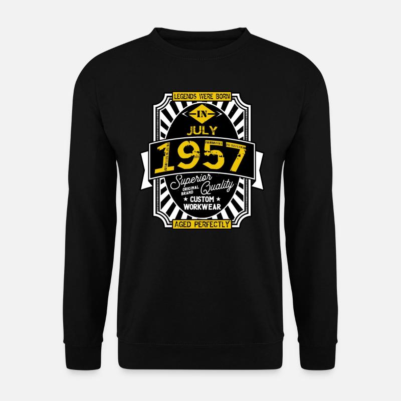 1957 JULY - Unisex Sweatshirt - black