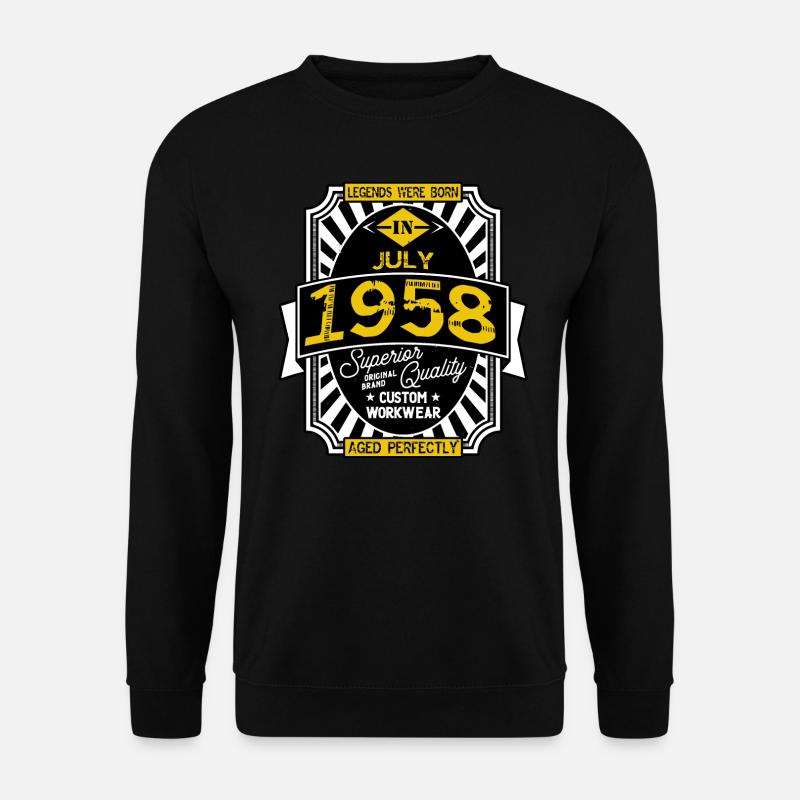 1958 JULI - Unisex Pullover - Schwarz
