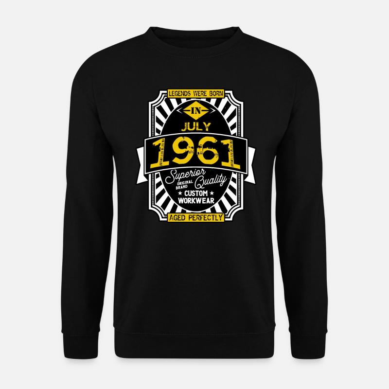 1961 JULY - Unisex Sweatshirt - black