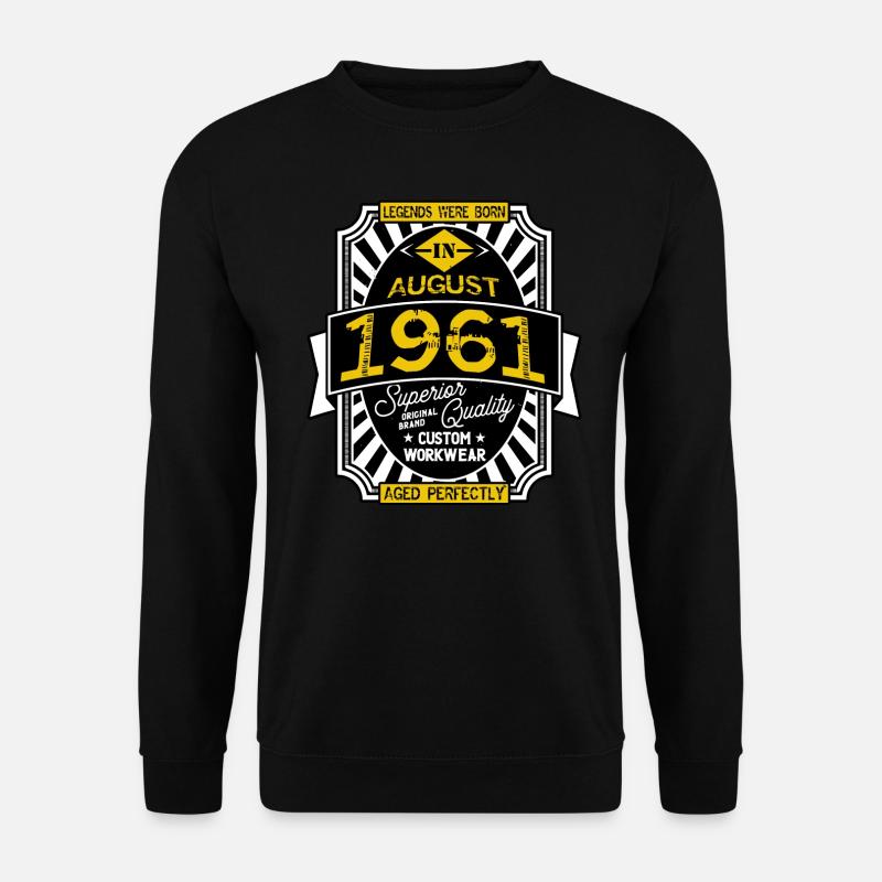 1961 AUGUST - Unisex Sweatshirt - black