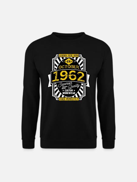 1962 OCTOBER - Unisex Sweatshirt - black