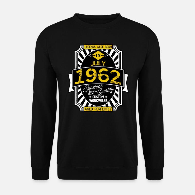 1962 JULY - Unisex Sweatshirt - black