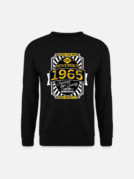 1965 NOVEMBER - Sweat-shirt Unisexe - noir