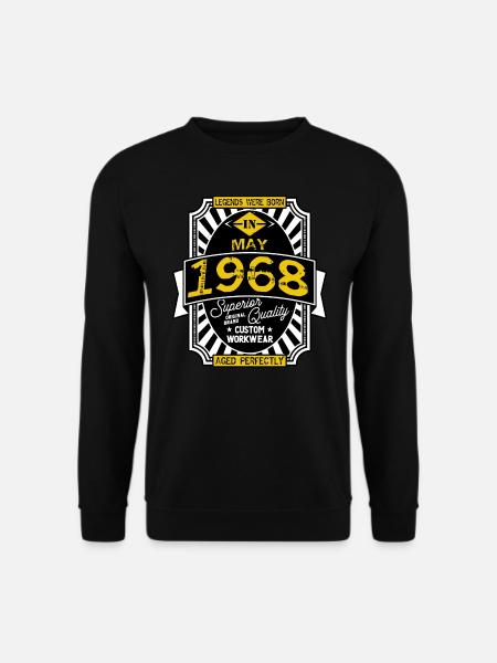 1968 MAY - Sweat-shirt Unisexe - noir