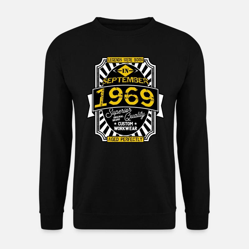 SEPTEMBER 1969 - Unisex Pullover - Schwarz