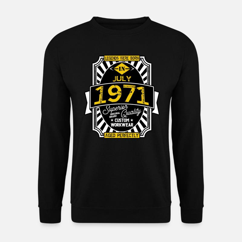 1971 JULI - Unisex Pullover - Schwarz