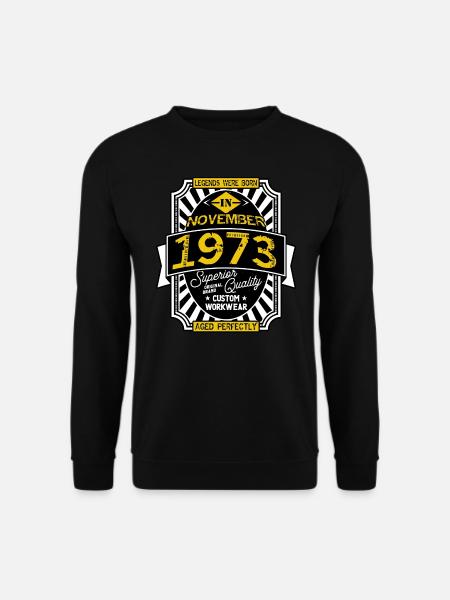 1973 NOVEMBER - Unisex Sweatshirt - black