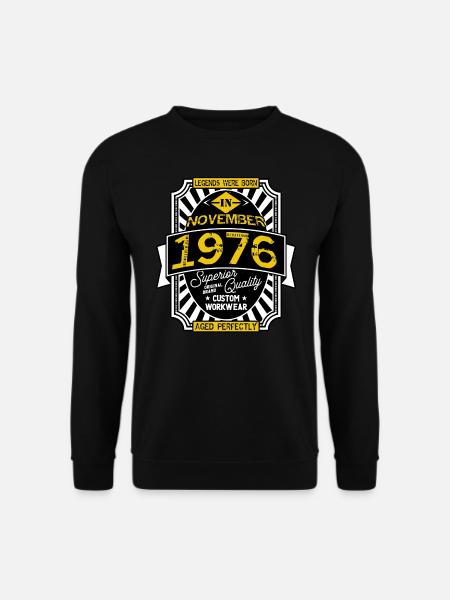1976 NOVEMBER - Unisex Sweatshirt - black