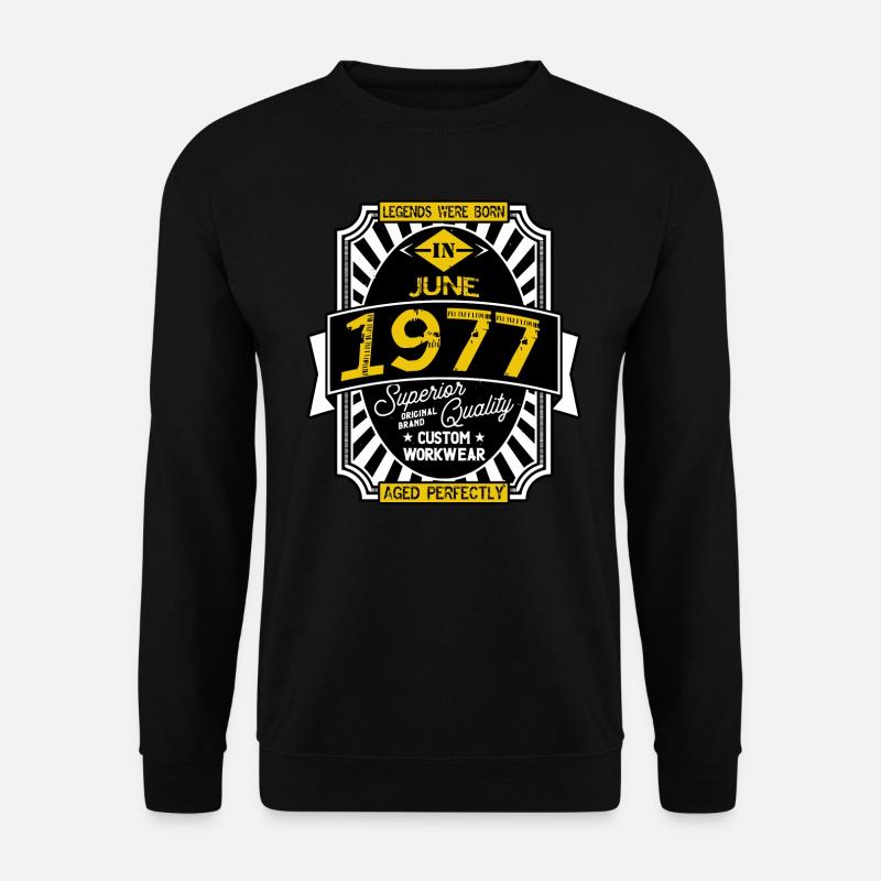 JUNI 1977 - Unisex Pullover - Schwarz