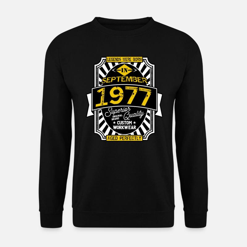 SEPTEMBER 1977 - Unisex Pullover - Schwarz