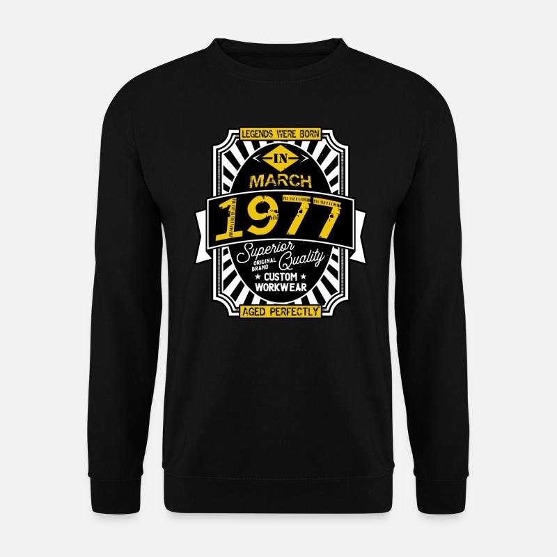 1977 MARCH - Unisex Sweatshirt - black