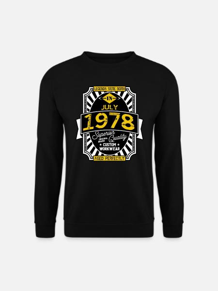 1978 JULY - Unisex Sweatshirt - black