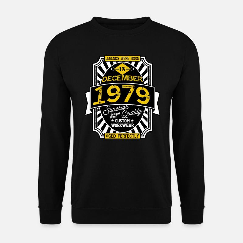 1979 DEZEMBER - Unisex Pullover - Schwarz