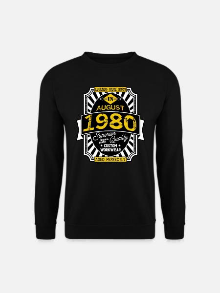 1980 AUGUST - Unisex Sweatshirt - black