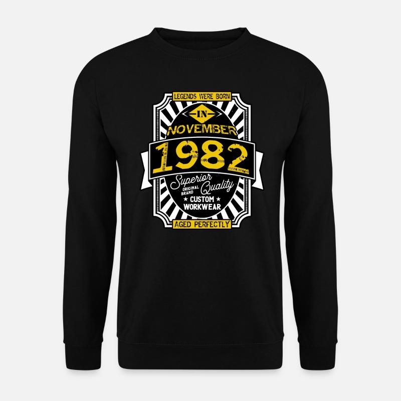1982 NOVEMBER - Unisex Sweatshirt - black