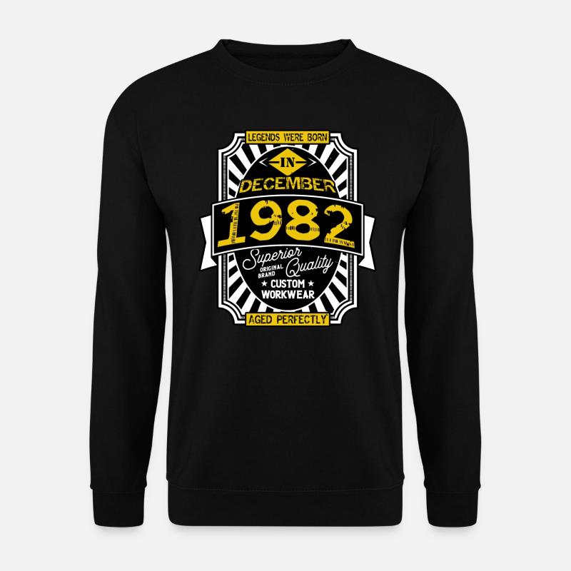 1982 DECEMBER - Unisex Sweatshirt - black