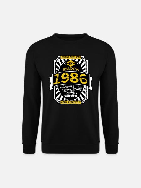 1986 MARCH - Unisex Sweatshirt - black
