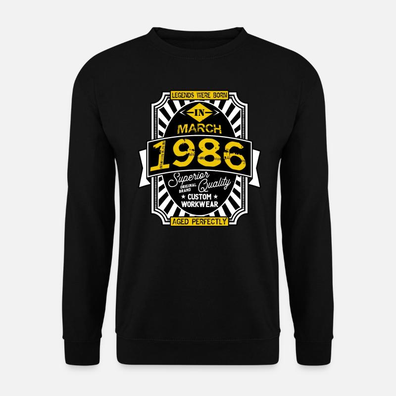 1986 MARCH - Unisex Sweatshirt - black