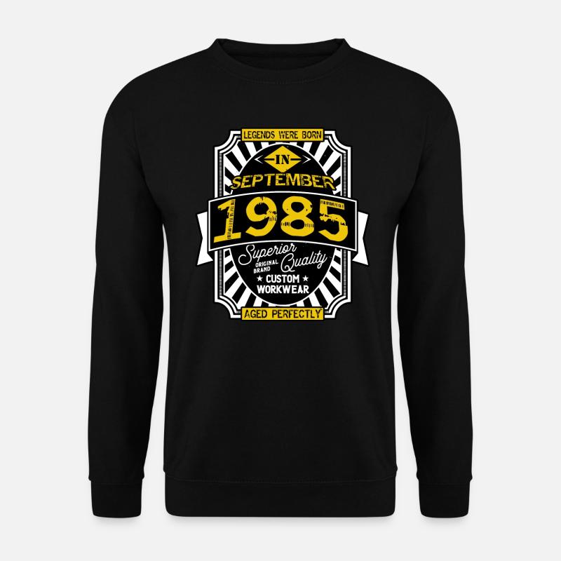 1985 SEPTEMBER - Unisex Sweatshirt - black