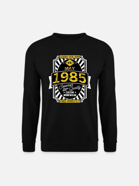 1985 MAY - Sweat-shirt Unisexe - noir