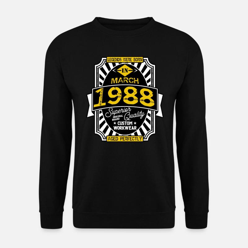 1988 MARCH - Unisex Sweatshirt - black
