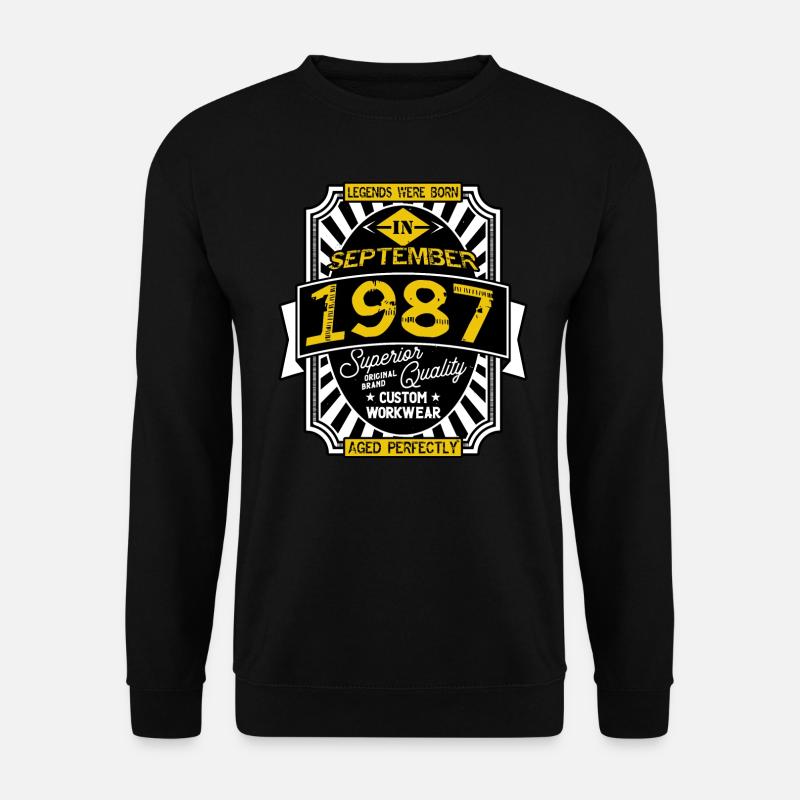 1987 SEPTEMBER - Unisex Sweatshirt - black