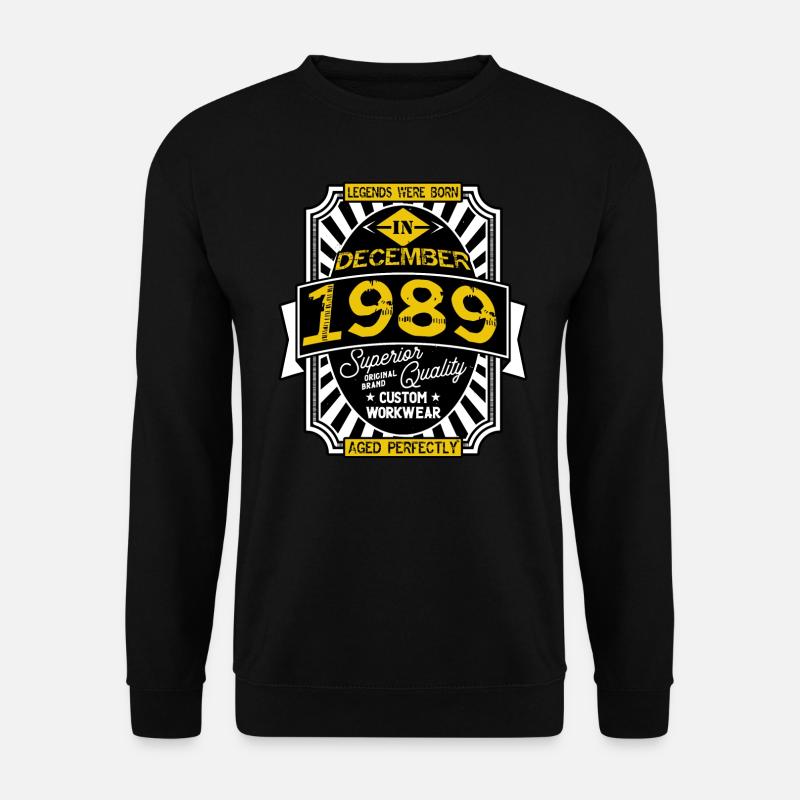1989 DEZEMBER - Unisex Pullover - Schwarz