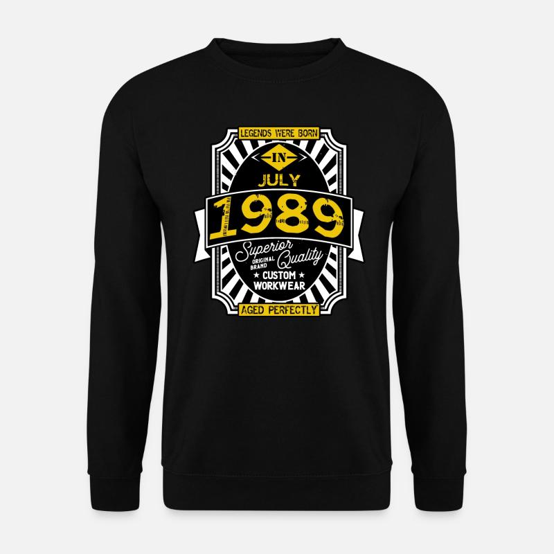 1989 JULY - Unisex Sweatshirt - black