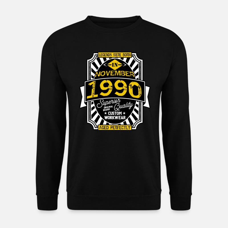 1990 NOVEMBER - Unisex Sweatshirt - black
