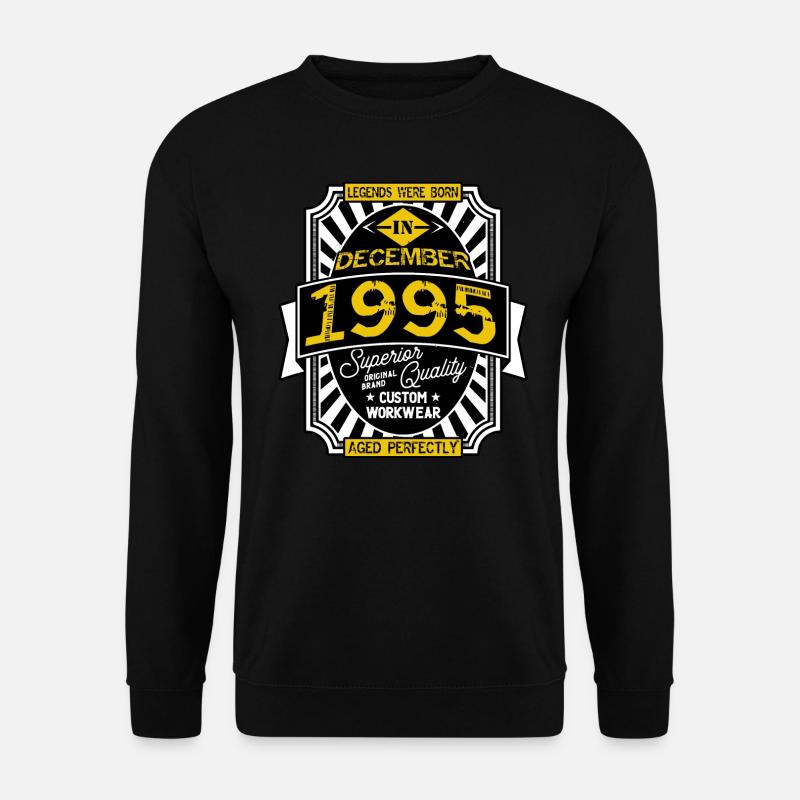 1995 DEZEMBER - Unisex Pullover - Schwarz