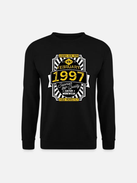 1997 FEBRUARY - Unisex Sweatshirt - black