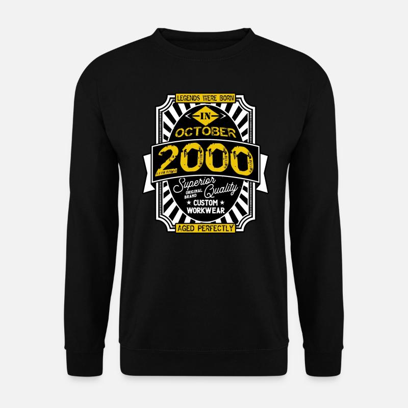 2000 OCTOBER - Unisex Sweatshirt - black
