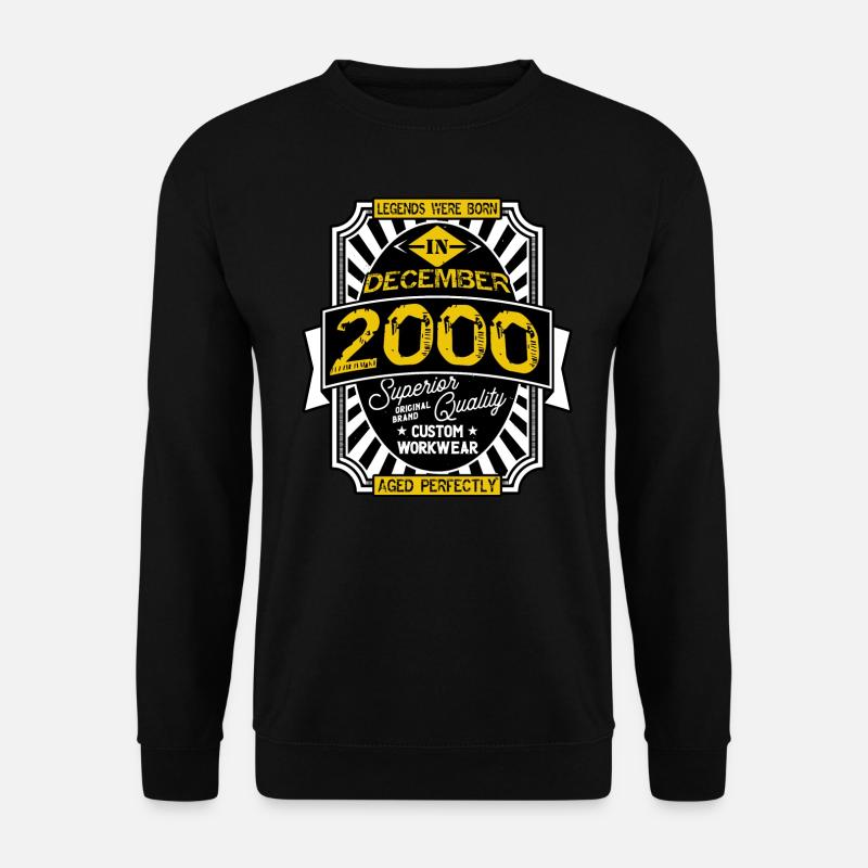 2000 DECEMBER - Unisex Sweatshirt - black