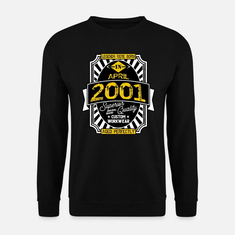 APRIL 2001 - Unisex Pullover - Schwarz