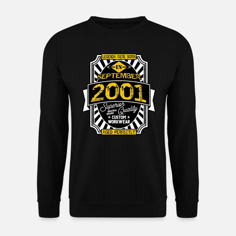 SEPTEMBER 2001 - Unisex Pullover - Schwarz