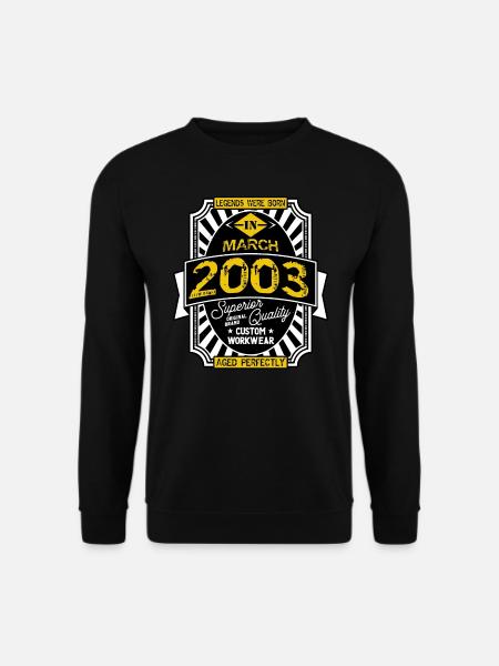 2003 MARCH - Unisex Sweatshirt - black