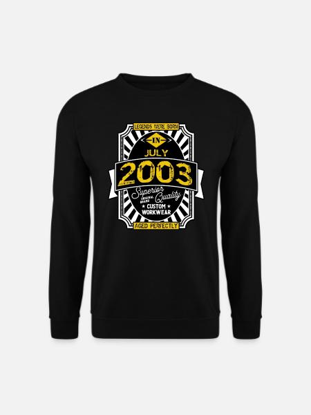 2003 JULY - Unisex Sweatshirt - black