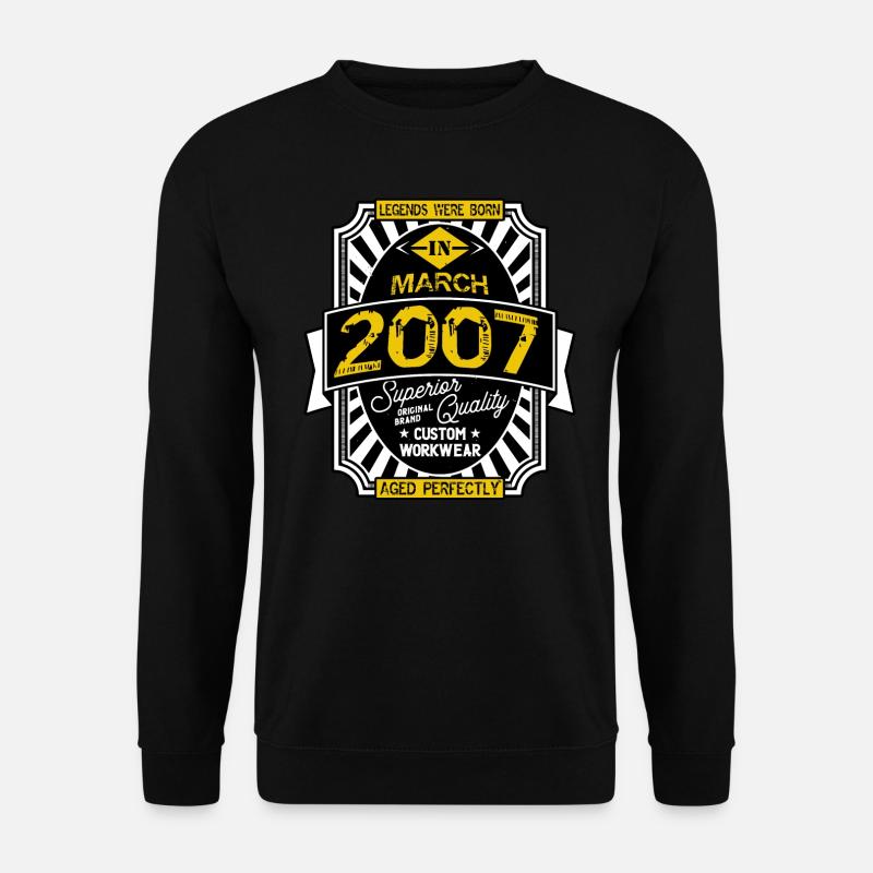 2007 MARCH - Unisex Sweatshirt - black