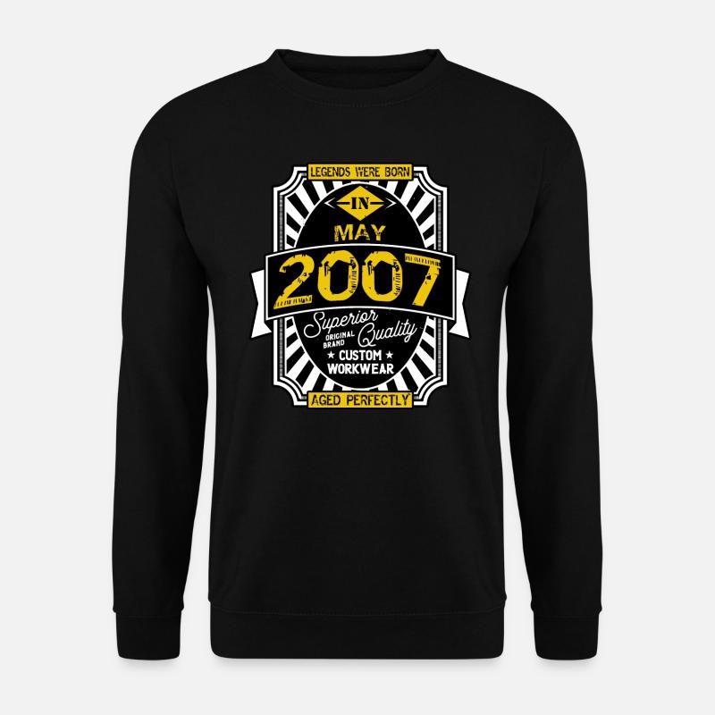 2007 MAY - Unisex Sweatshirt - black