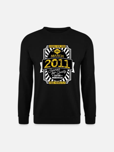 2011 MARCH - Unisex Sweatshirt - black