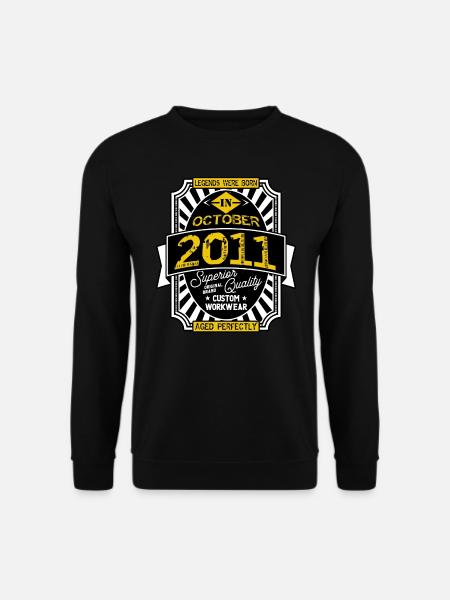 2011 OCTOBER - Unisex Sweatshirt - black