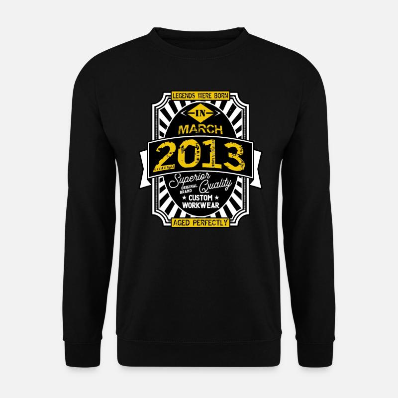 2013 MARCH - Unisex Sweatshirt - black