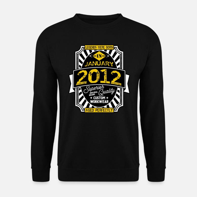 2012 JANUARY - Unisex Sweatshirt - black