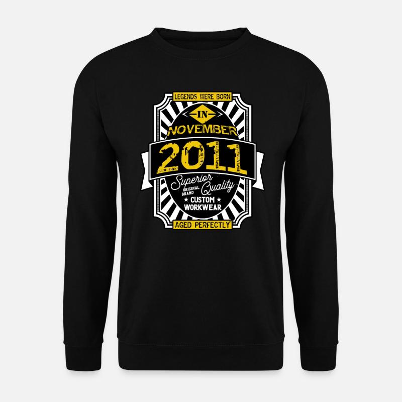 NOVEMBER 2011 - Unisex Pullover - Schwarz