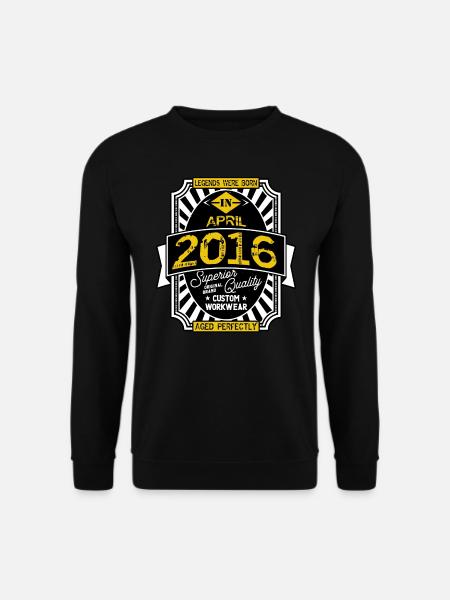 2016 APRIL - Unisex Sweatshirt - black