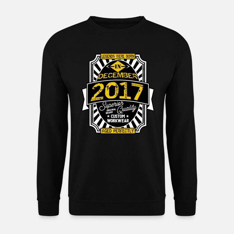 2017 DEZEMBER - Unisex Pullover - Schwarz