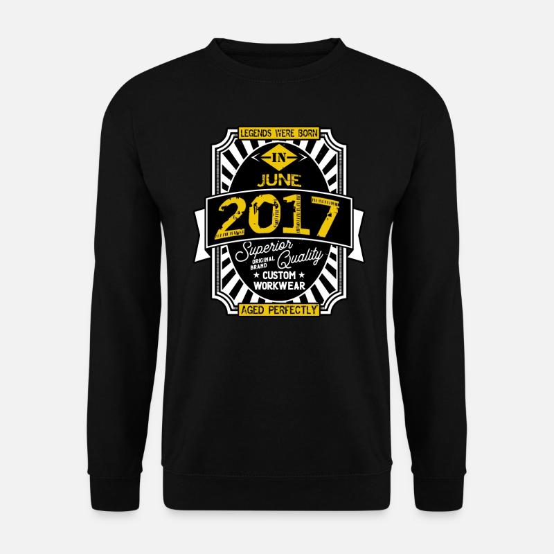 2017 JUNI - Unisex Pullover - Schwarz