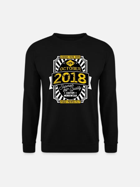 2018 OKTOBER - Unisex Pullover - Schwarz