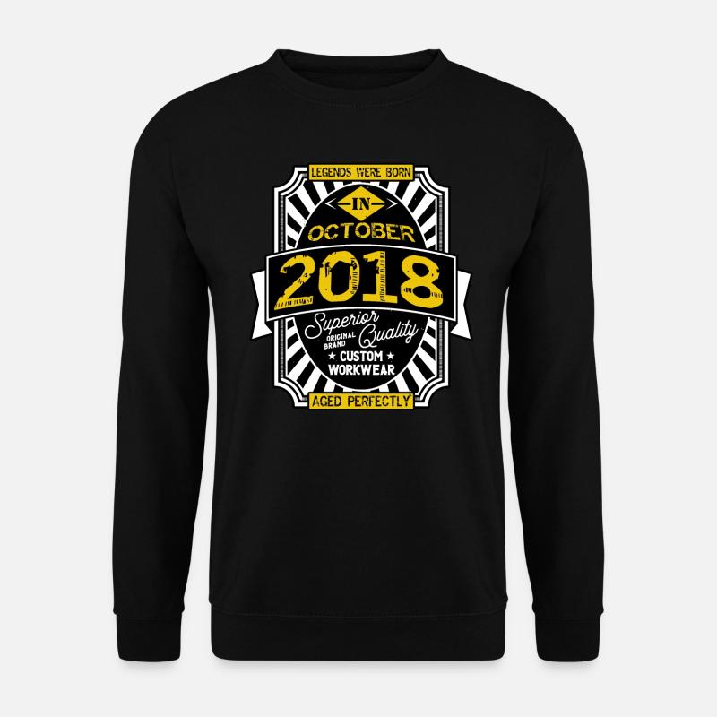 2018 OCTOBER - Unisex Sweatshirt - black