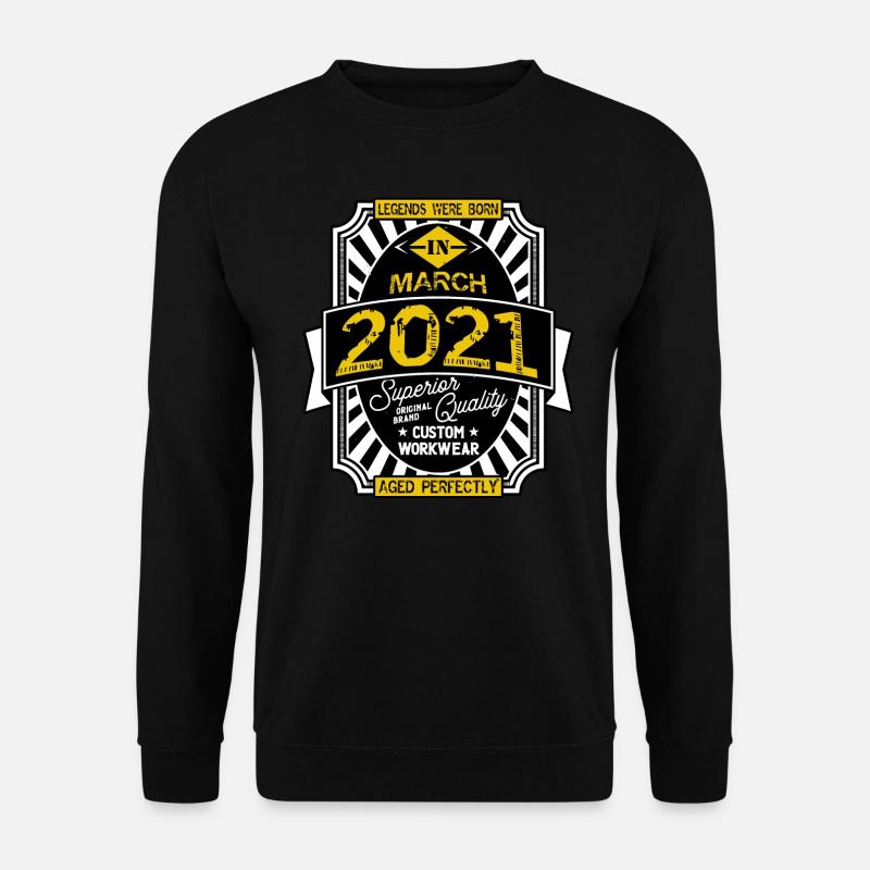 2021 MARCH - Unisex Sweatshirt - black